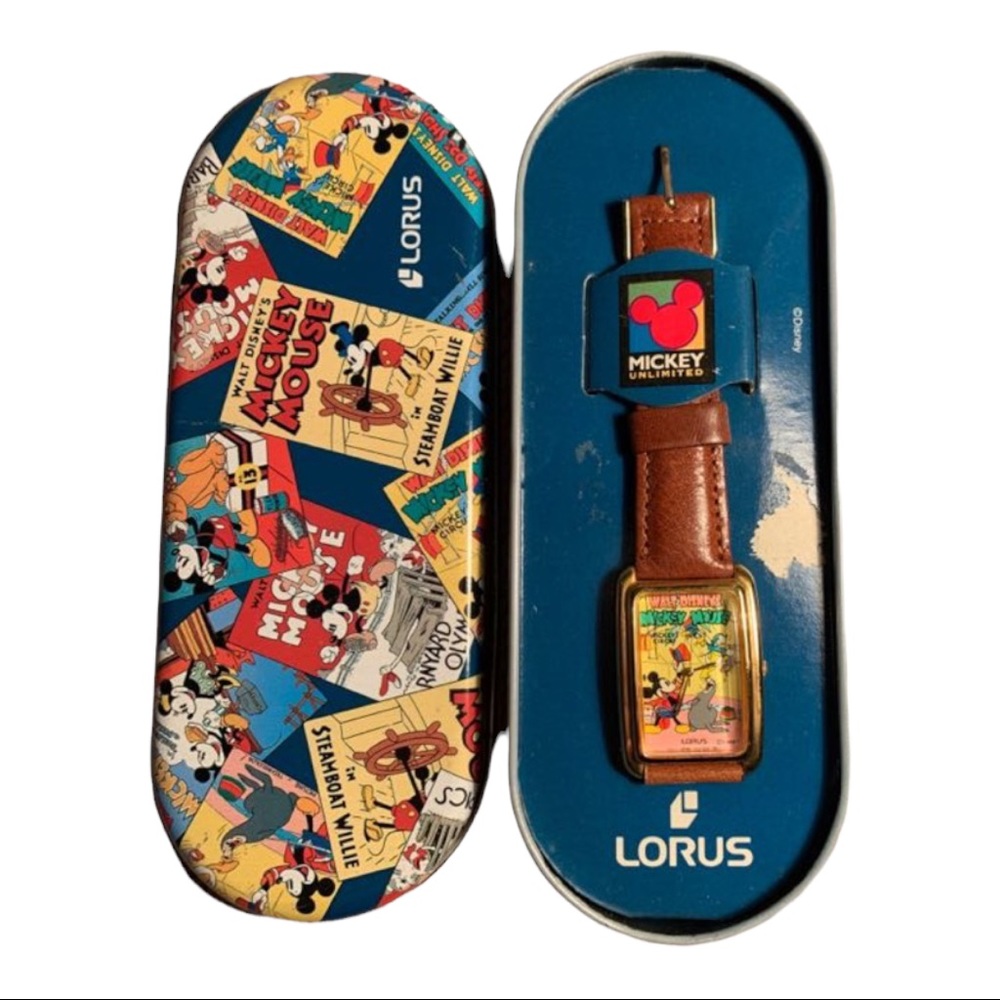 Vintage Lorus Mickey Unlimited Mickey Mouse Watch in Original Box